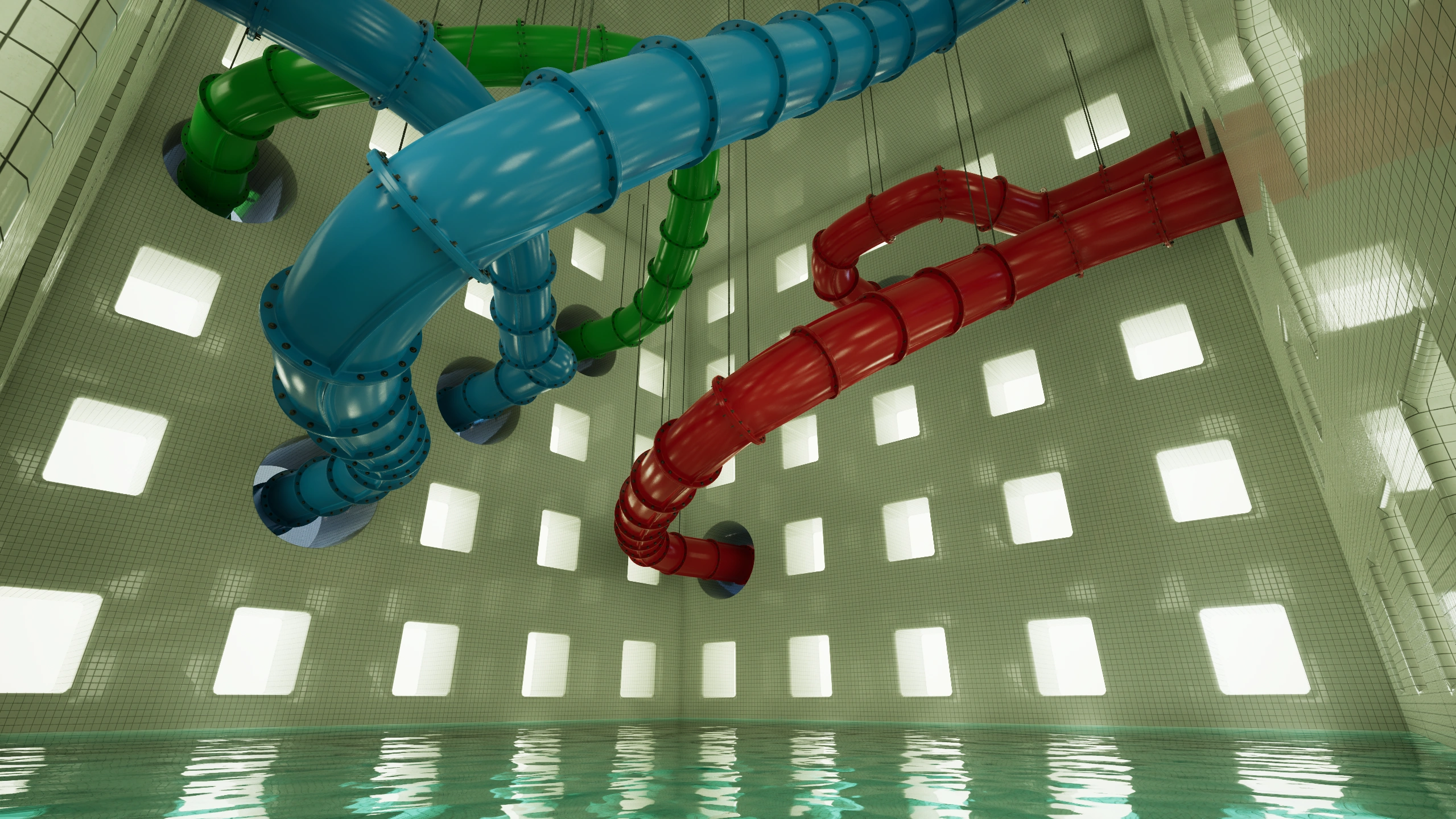Backrooms: Escape Together Level 37 Sublimity Poolrooms overview