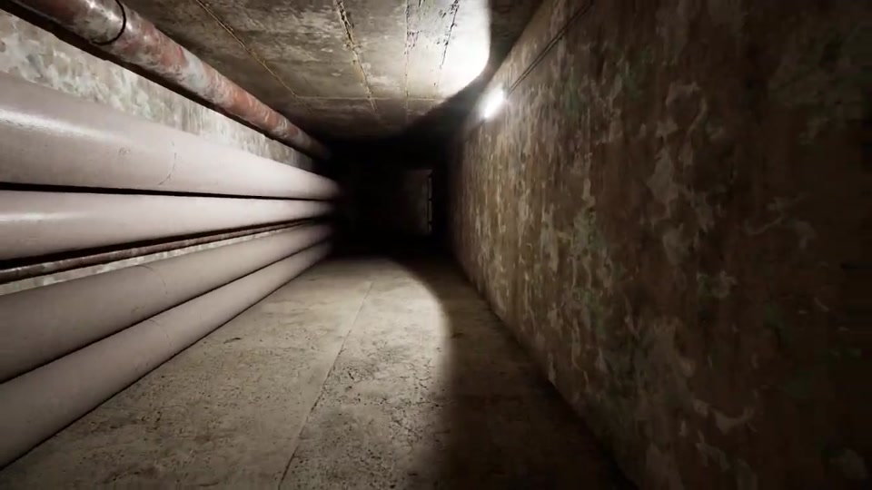 Backrooms Escape Together Level 2 Pipe Dreams pipe corridor overview