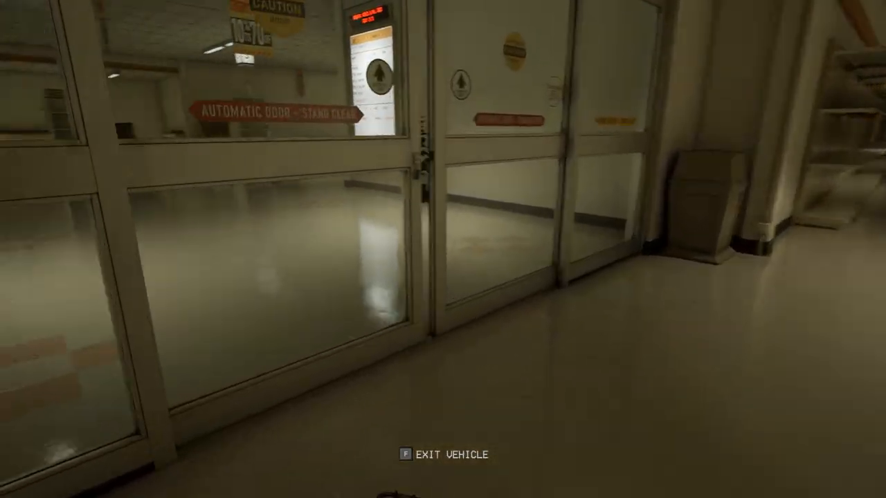 Backrooms Escape Together Level 232 warehouse transition door used to cut into the next shopping day