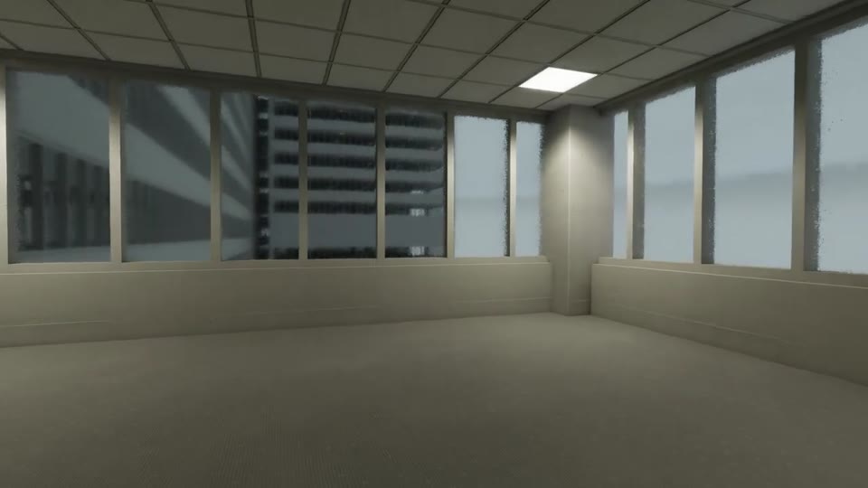 Backrooms Escape Together Level 4 window hallway overview