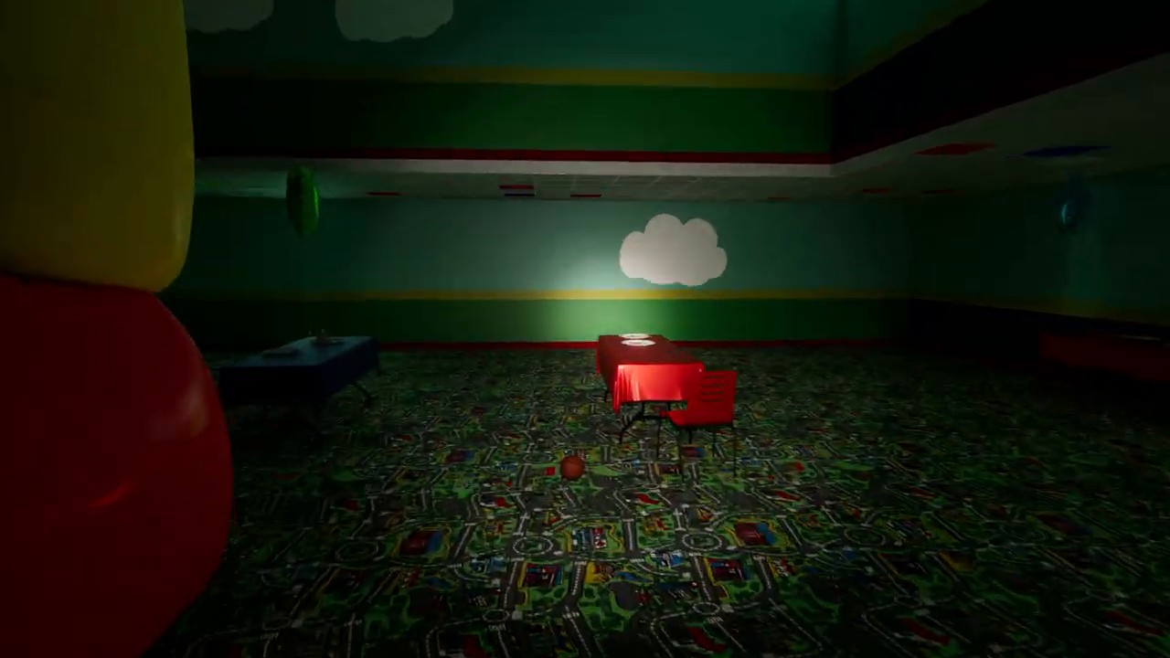 Backrooms Escape Together Level Fun main Birthday Room supplies and opening setup