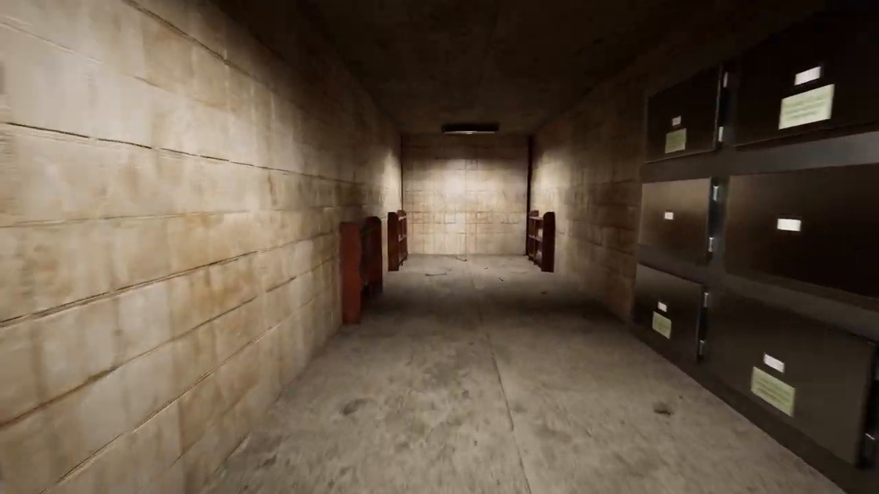 Backrooms Escape Together Level Run first Morgue Blue Keycard search