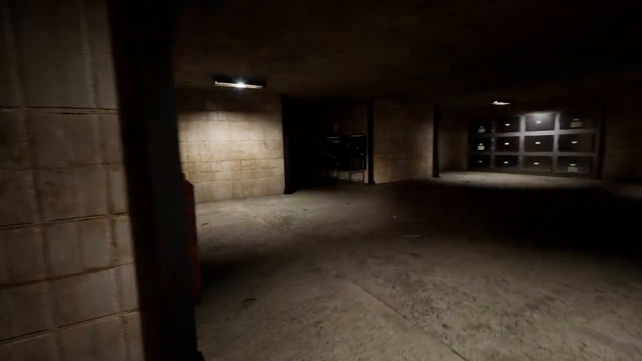 Backrooms Escape Together Level Run second chase segment after first Blue Keycard